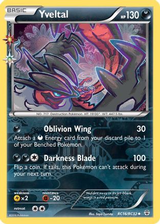 Yveltal (GEN-RC16) (Holofoil)