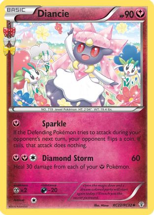 Diancie (GEN-RC22) (Holofoil)