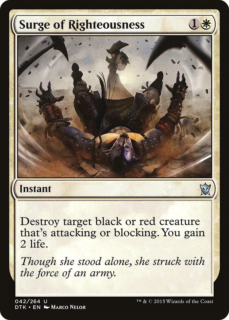 Surge of Righteousness (DTK-042) (Foil)