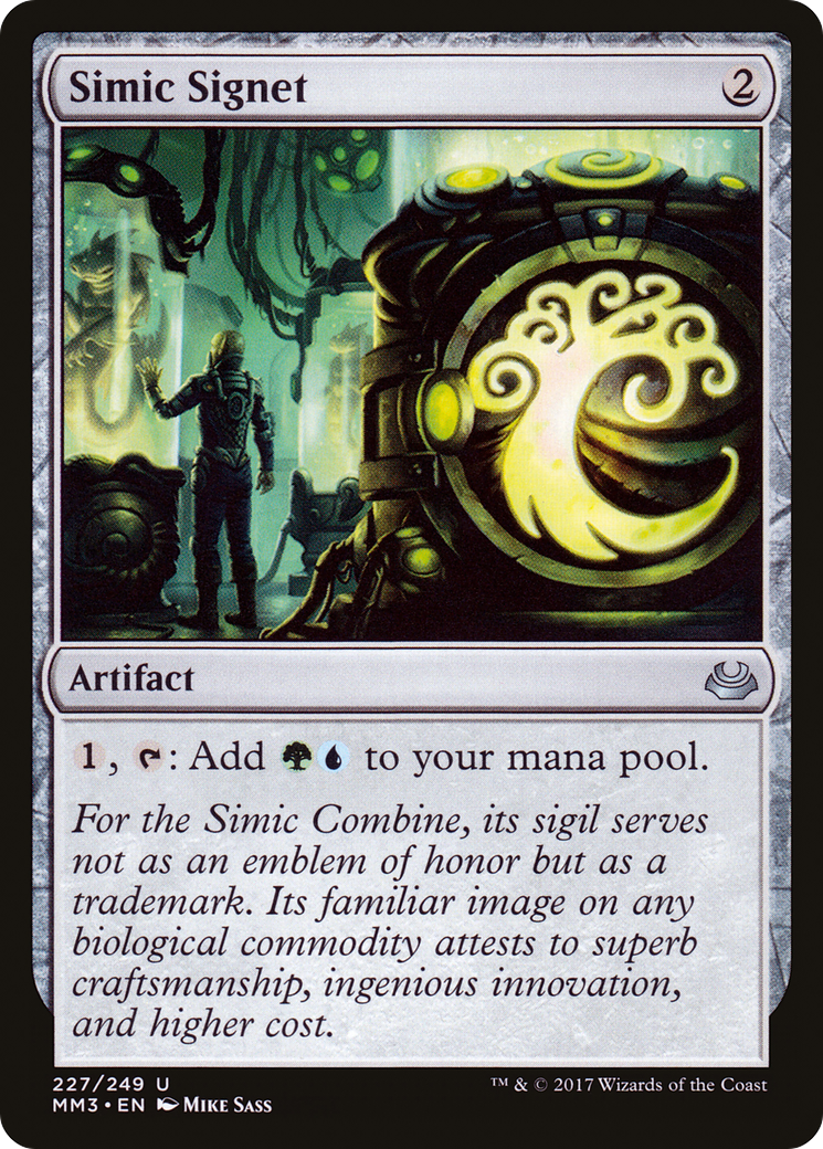Simic Signet (MM3-227) (Foil)