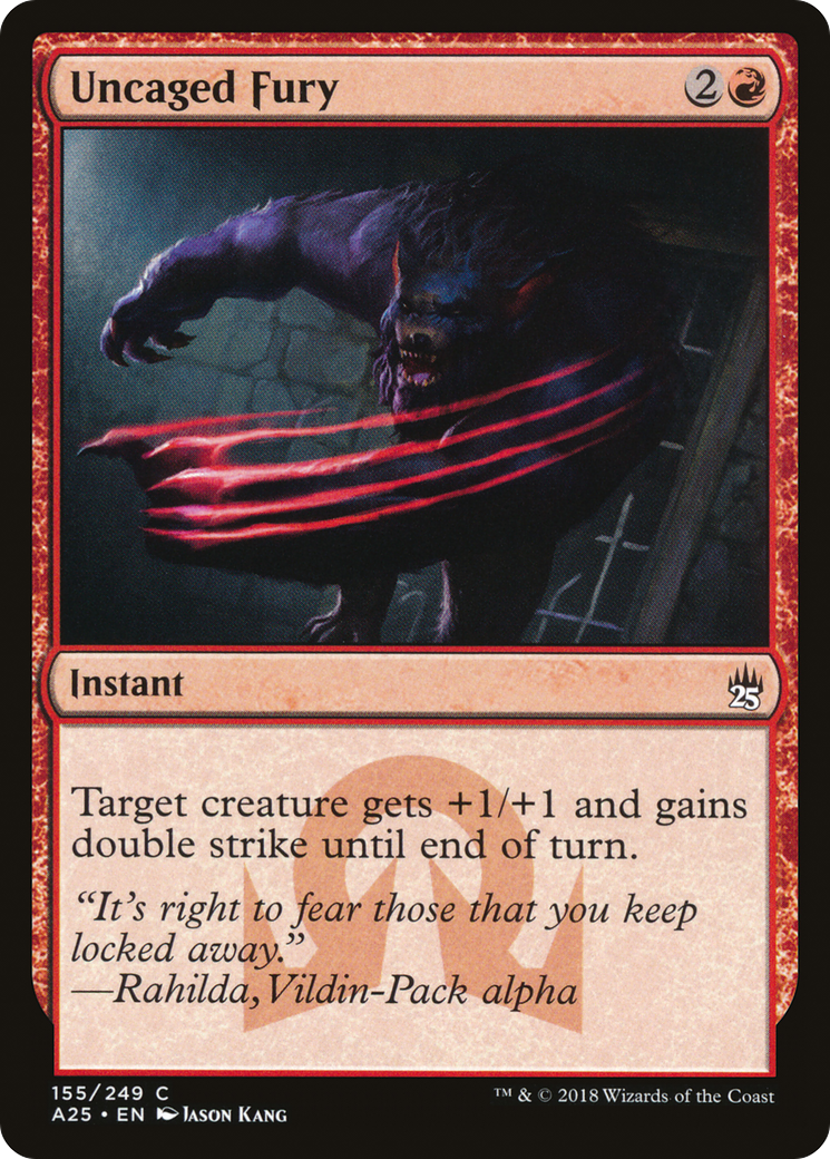 Uncaged Fury (A25-155)