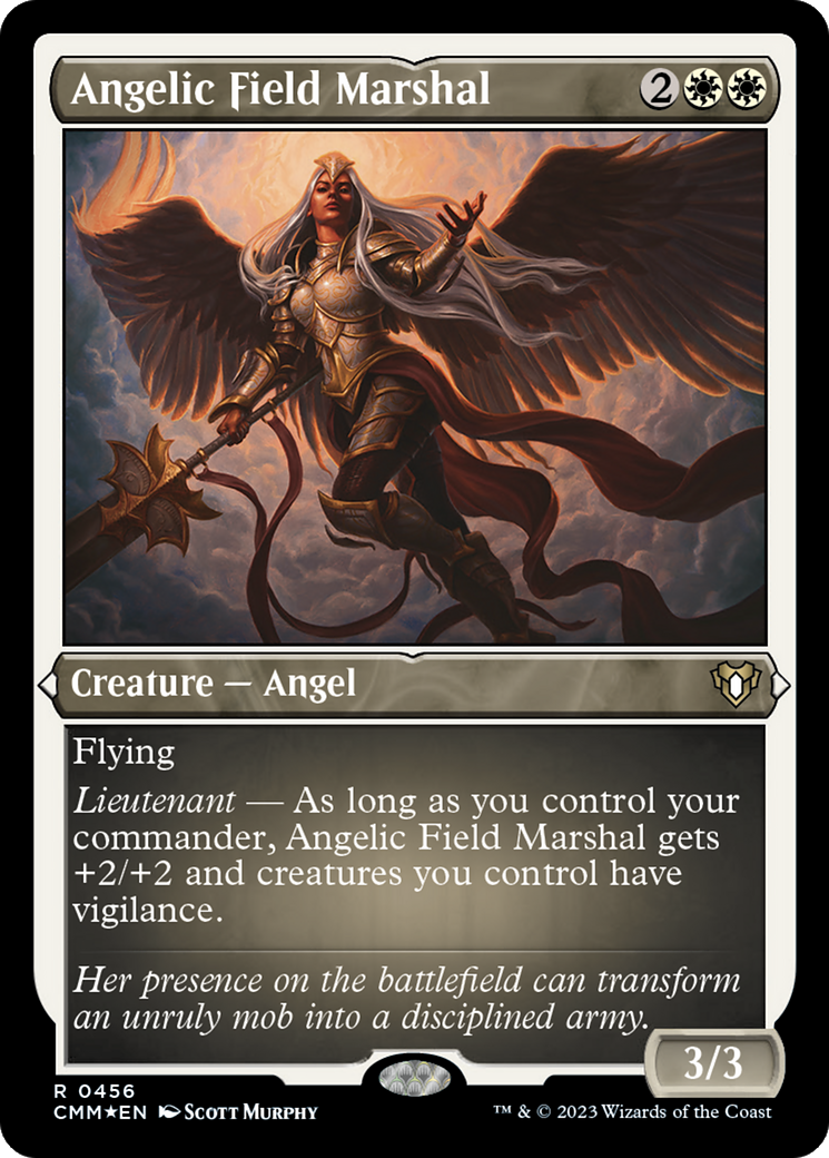 Angelic Field Marshal (CMM-456) (Etched Foil)