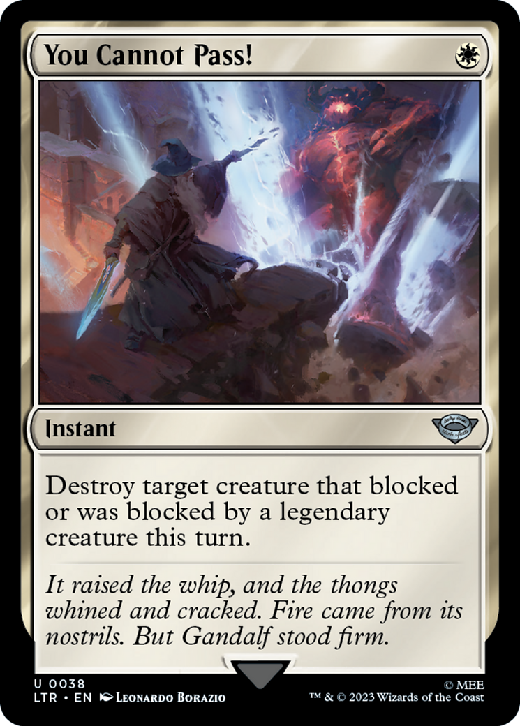 You Cannot Pass! (LTR-038) (Foil)