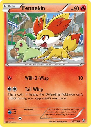 Fennekin (10) (FCO-010) (Reverse Holofoil)