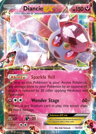 Diancie EX (FCO-072) (Holofoil)