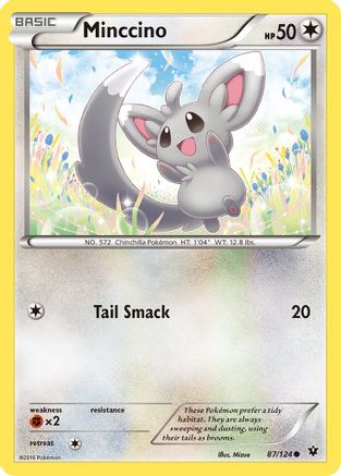Minccino (87) (FCO-087) (Reverse Holofoil)