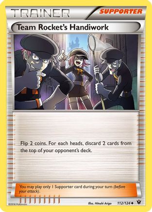 Team Rocket's Handiwork (FCO-112) (Reverse Holofoil)