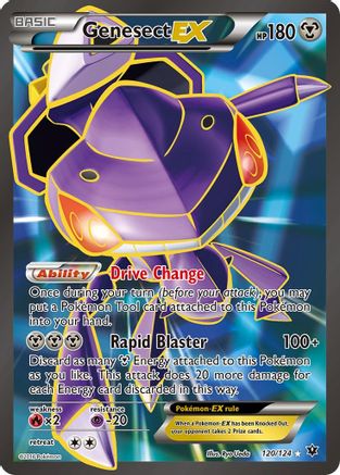 Genesect EX (Full Art) (FCO-120) (Holofoil)