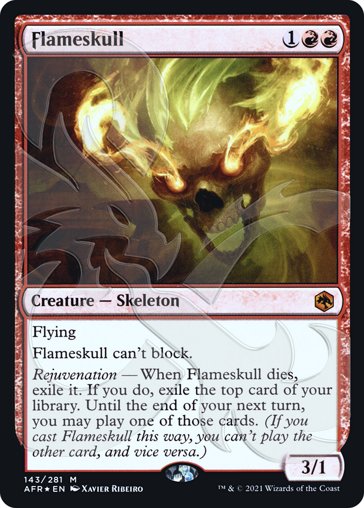 Flameskull (AFR&-143A) (Foil)