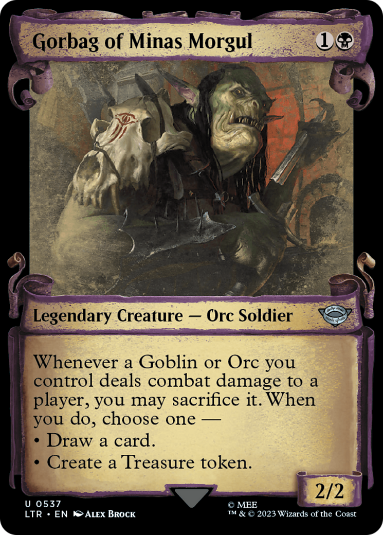 Gorbag of Minas Morgul (LTR-537) (Showcase) (Scroll)