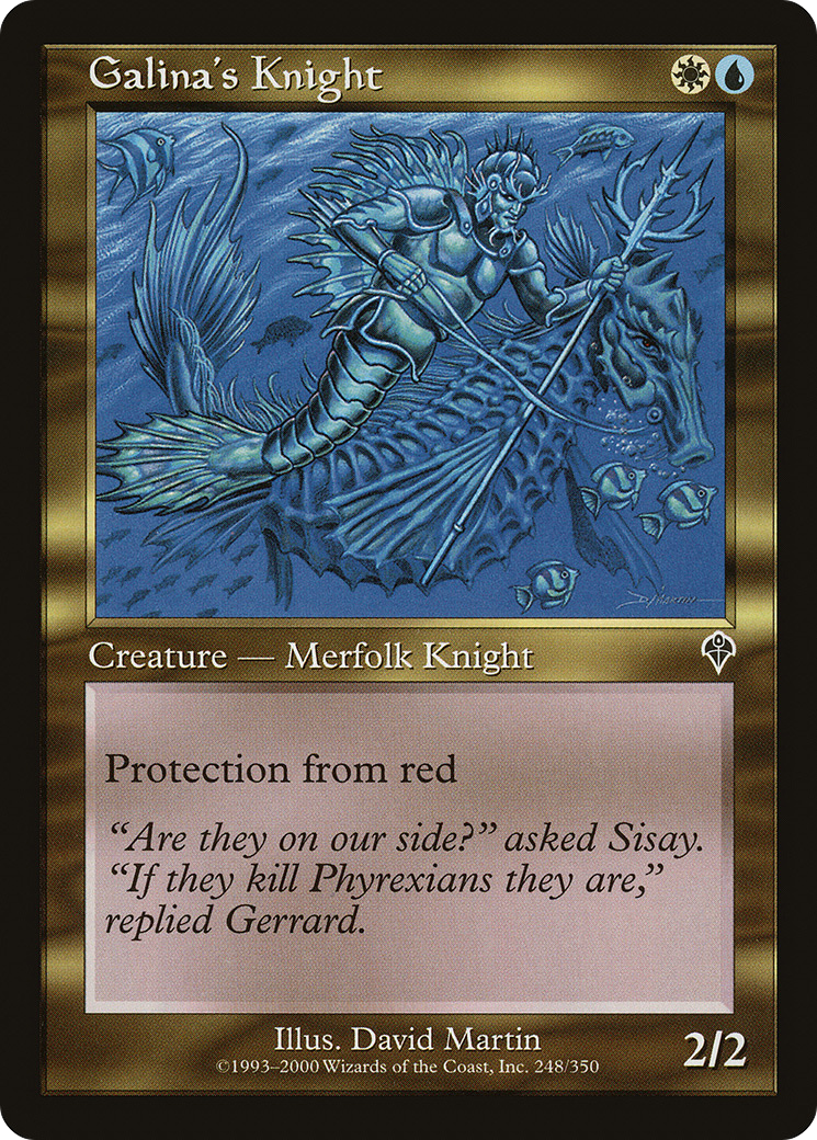 Galina's Knight (INV-248) (Foil)
