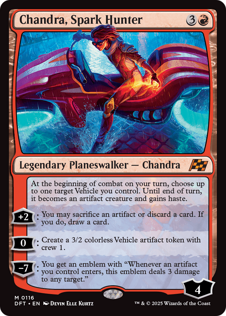 Chandra, Spark Hunter (DFT-116) (Foil)