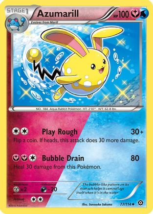 Azumarill (STS-077) (Reverse Holofoil)