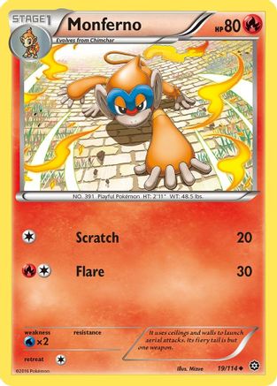Monferno (STS-019) (Reverse Holofoil)