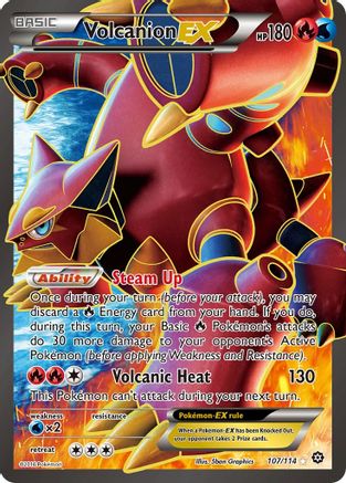 Volcanion EX (Full Art) (STS-107) (Holofoil)