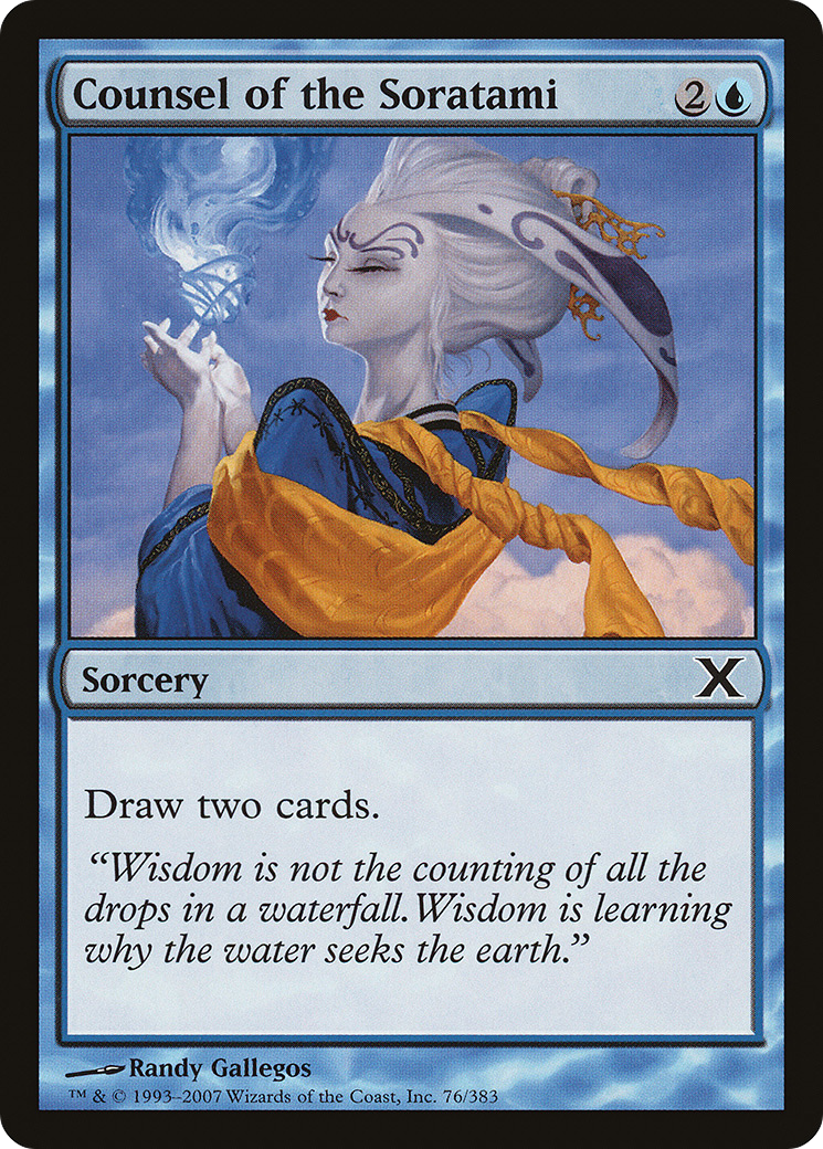 Counsel of the Soratami (10E-076) (Foil)