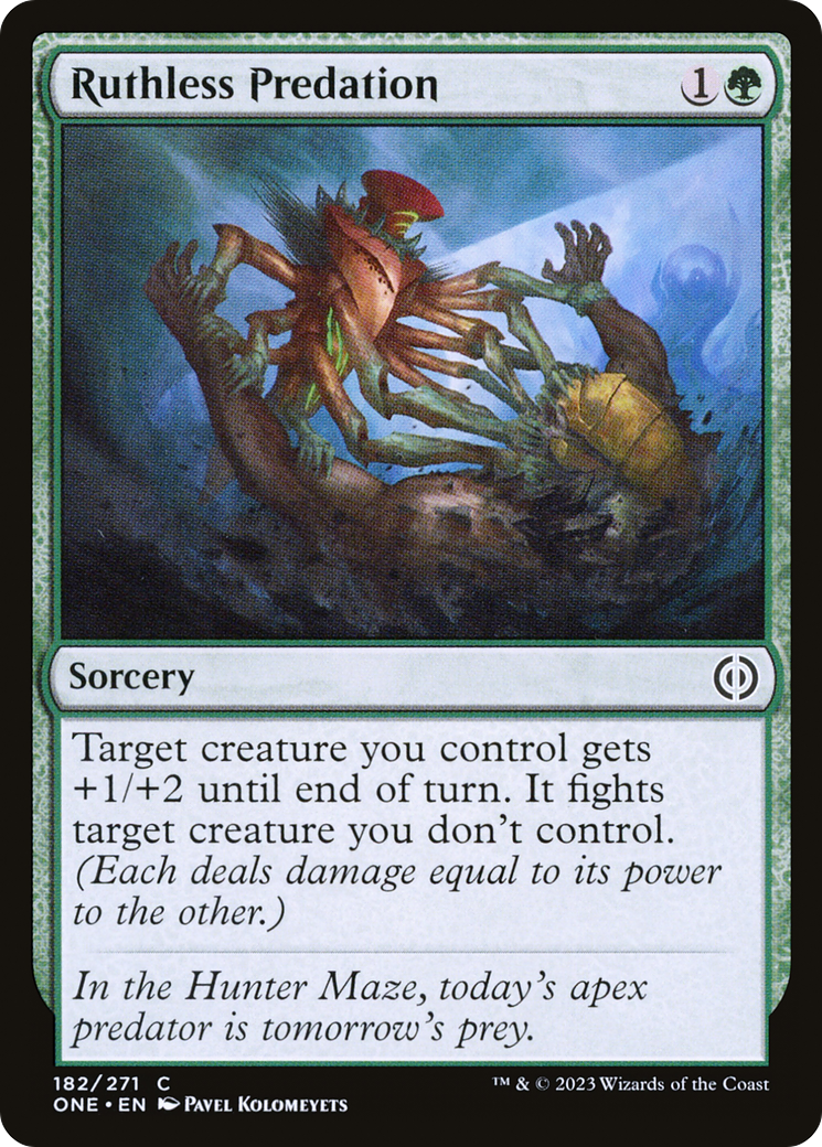 Ruthless Predation (ONE-182) (Foil)