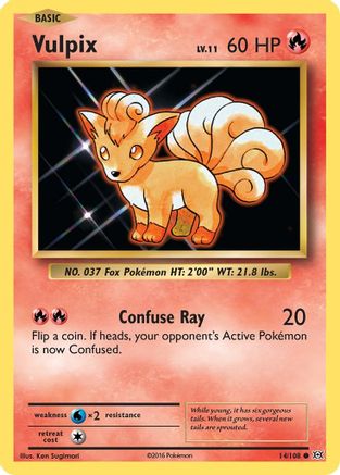Vulpix (EVO-014) (Reverse Holofoil)