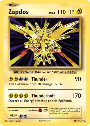Zapdos (EVO-042) (Holofoil)