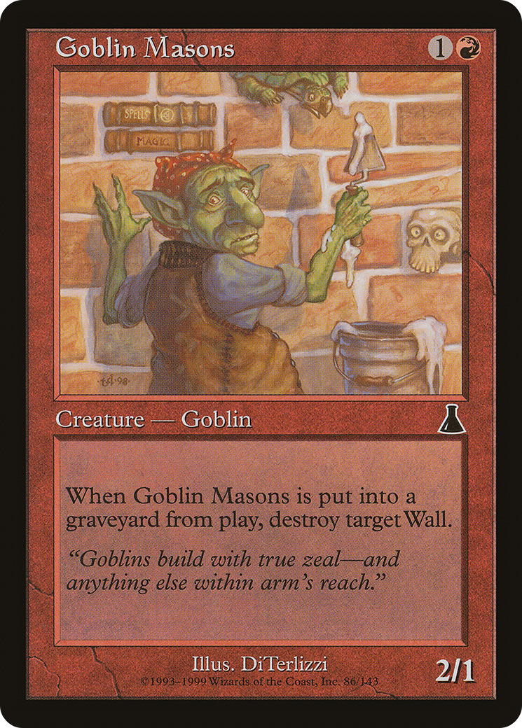 Goblin Masons (UDS-086) (Foil)