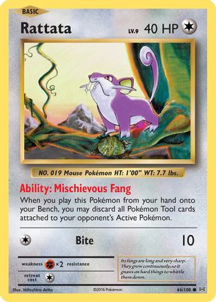 Rattata (EVO-066) (Reverse Holofoil)