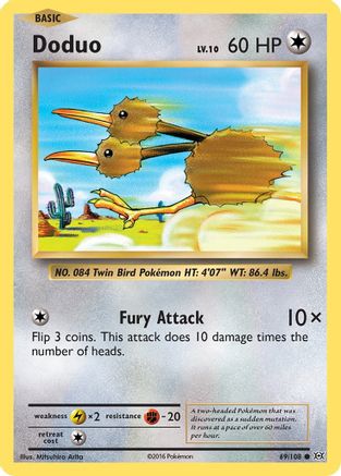 Doduo (EVO-069) (Reverse Holofoil)