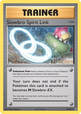 Slowbro Spirit Link (EVO-086) (Reverse Holofoil)
