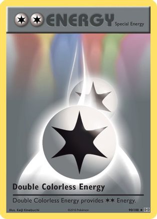 Double Colorless Energy (EVO-090) (Reverse Holofoil)