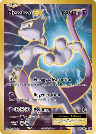 Mewtwo EX (Full Art) (EVO-103) (Holofoil)