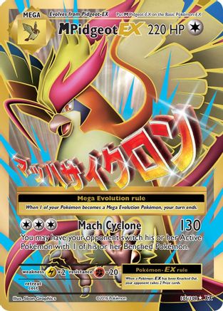 M Pidgeot EX (Full Art) (EVO-105) (Holofoil)