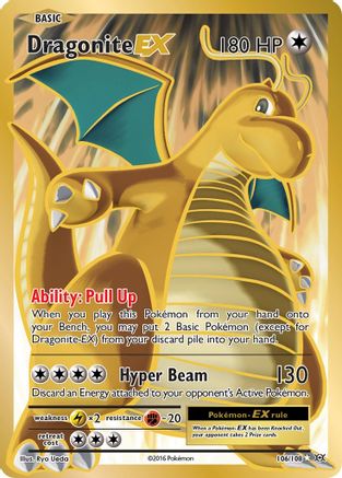 Dragonite EX (Full Art) (EVO-106) (Holofoil)
