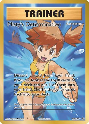 Misty's Determination (Full Art) (EVO-108) (Holofoil)