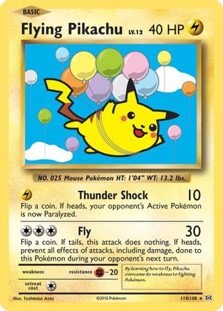 Flying Pikachu (EVO-110)