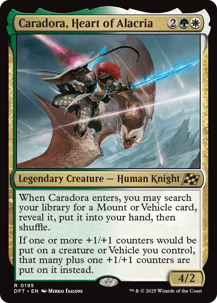 Caradora, Heart of Alacria (DFT-195) (Foil)