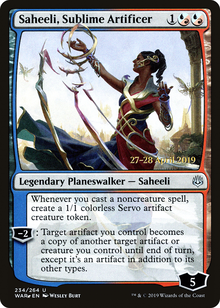 Saheeli, Sublime Artificer (PRE-234S) (Foil)