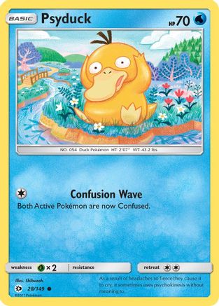 Psyduck (SUM-028) (Reverse Holofoil)