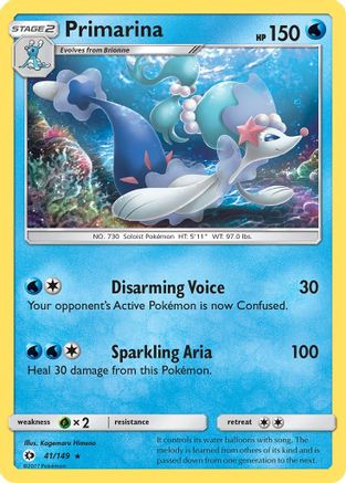 Primarina (SUM-041) (Reverse Holofoil)