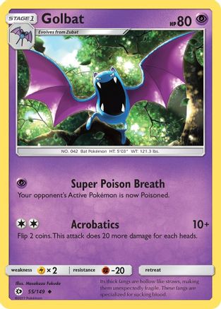 Golbat (SUM-055) (Reverse Holofoil)