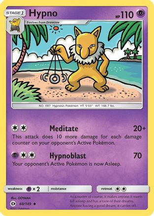 Hypno (SUM-060) (Reverse Holofoil)