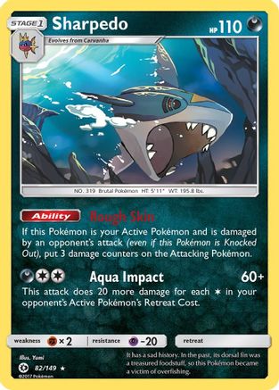 Sharpedo (SUM-082) (Holofoil)