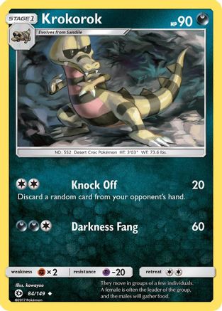 Krokorok (SUM-084) (Reverse Holofoil)
