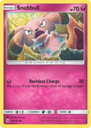 Snubbull (SUM-090) (Reverse Holofoil)