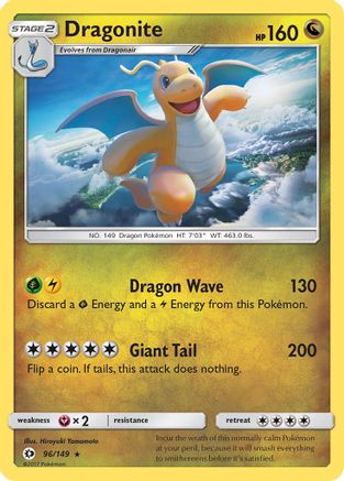 Dragonite (SUM-096) (Reverse Holofoil)