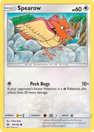 Spearow (SUM-097) (Reverse Holofoil)