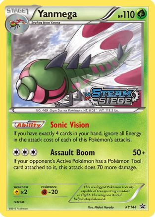 Yanmega (XY Steam Siege Prerelease) (PR-) (Holofoil)