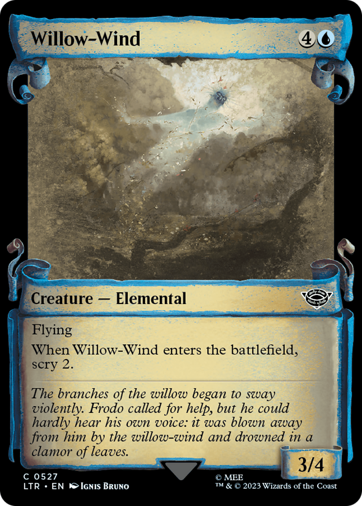 Willow-Wind (LTR-527) (Showcase) (Scroll) (Foil)