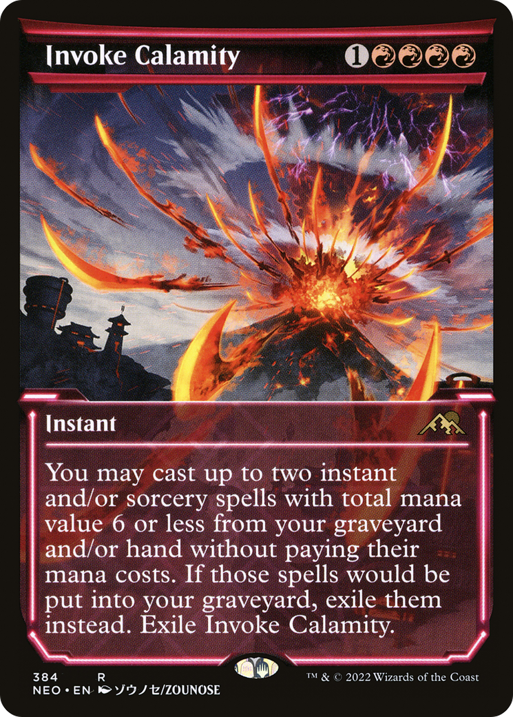 Invoke Calamity (NEO-384) (Showcase) (Foil)