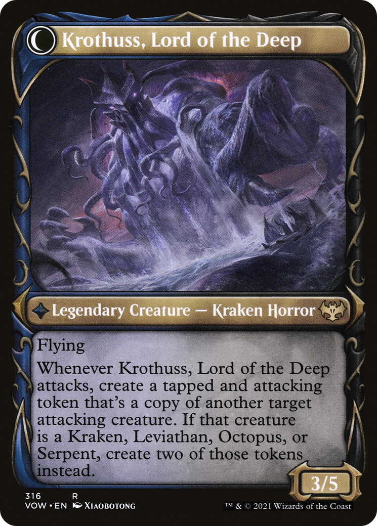 Runo Stromkirk // Krothuss, Lord of the Deep (VOW-316) (Showcase)