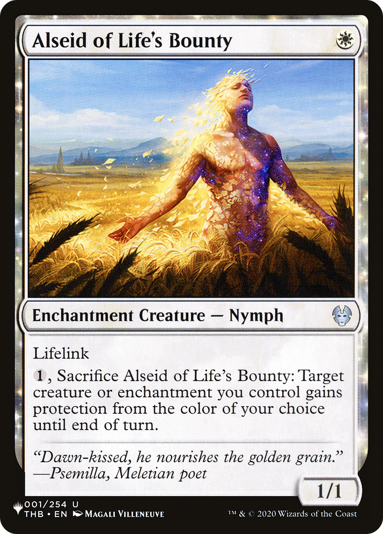 Alseid of Life's Bounty (LIST-THB-1)