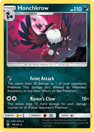 Honchkrow (GRI-079) (Reverse Holofoil)